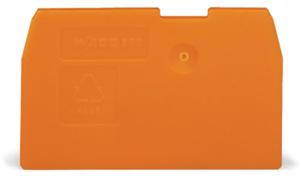Wago 870-934 | 1 mm Thick End and Intermediate Plate 1 mm Thick