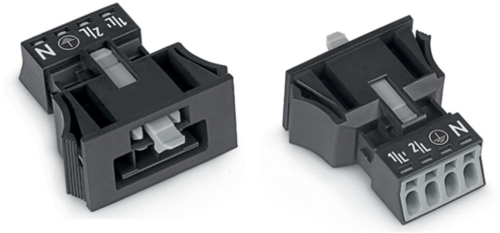 Wago 890-714 | Through-Panel Plug (Male)
