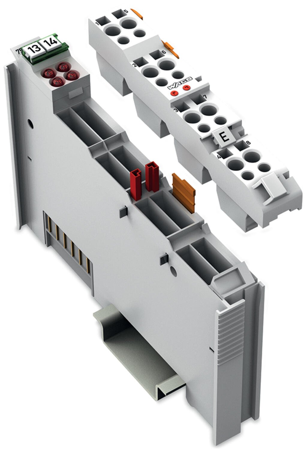 Wago 753-459 | 4-channel analog input, 0 - 10 VDC, Single-ended