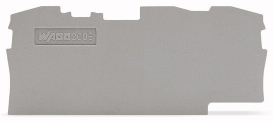 Wago 2006-1391 |END PLATE FOR 2006-1301, 1MM