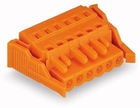 Wago 231-310/037-000 | 1-conductor female plug, Push-button, Locking lever, 2.5 mm, Pin spacing