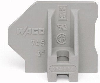 Wago 745-145 End plate with flange