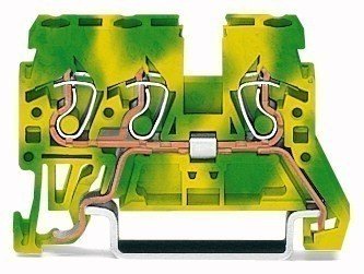 Wago 870-687 | 3-Conductor Ground Terminal Block