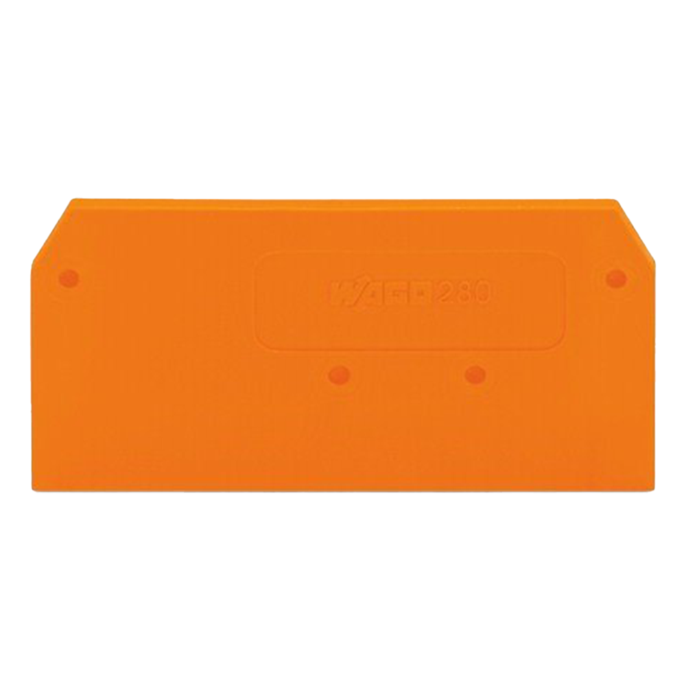 Wago 280-309 | END AND INTERMEDIATE PLATE, 2.5 MM / 0.098 IN THICK