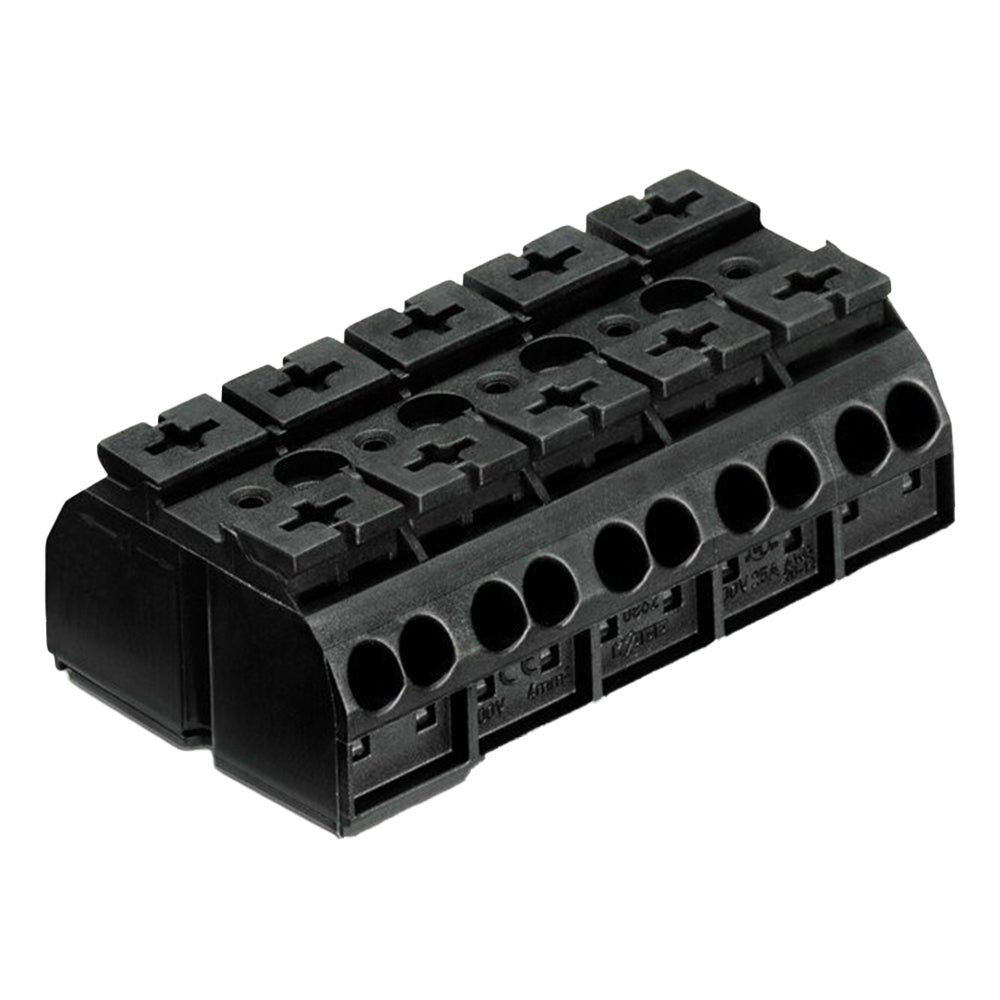 Wago 862-505 TERMINAL BLOCK 5 POLE BLK, WITHOUT MARKING ON TOP