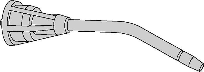 CEJN 11-208-0150 | 90mm Fixed Tube Air and Fluid Gun, NPT 1/4"