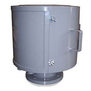 Solberg LQB-485P-1200F LQB-Series Lateral Access 12" Flange Filter Silencer