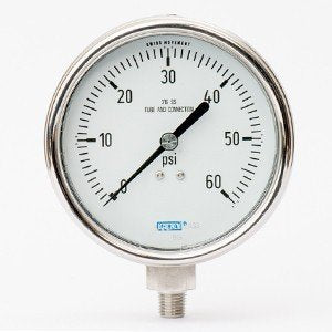 Wika 9424784 2.5" 111.10 200PSI/KPA Bourdon Tube Pressure Gauge Steel Case