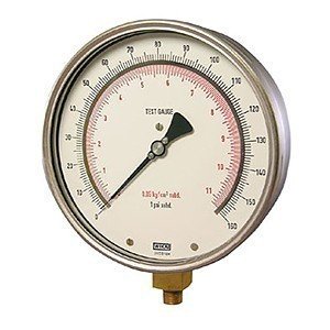 Wika 9677984 2.5" 113.13 30 PSI Bourdon Tube Pressure Gauge Filled ABS Case