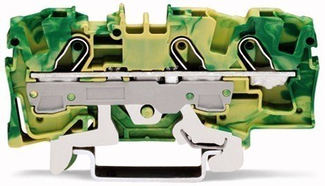 Wago 2006-1307 | 3-Conductor Ground Terminal Block