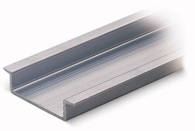 Wago 210-196 | Aluminum carrier rail, 35 x 8.2 mm, 1.6 mm thick, 2 m long, unslotted, similar to EN 60715