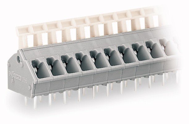 Wago 256-412 PCB Terminal Block 2 solder Pins/pole 12-pole