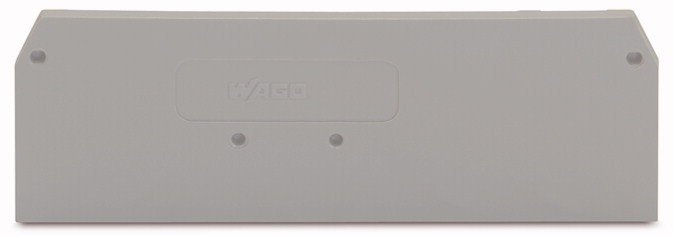 Wago END AND INTERMEDIATE PLATE, FOR TERMINAL BLOCK 2.5MM THICK, GREY 281-334