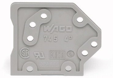 Wago 745-100 End plate snap-fit type