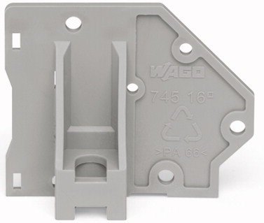 Wago 745-540 End plate with flange