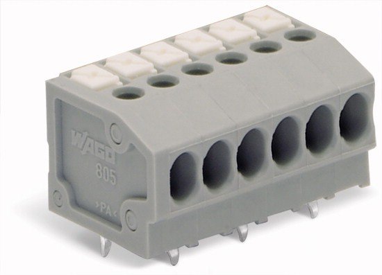 Wago 805-103 PCB Terminal Block 3-Pole Push-Button Pin spacing 3.5 mm Push-in CAGE CLAMP