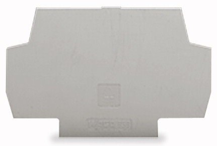 Wago 859-525 | TERMINAL BLOCK END COVER, SPRING CLAMP 6MM RELAY BLOCK