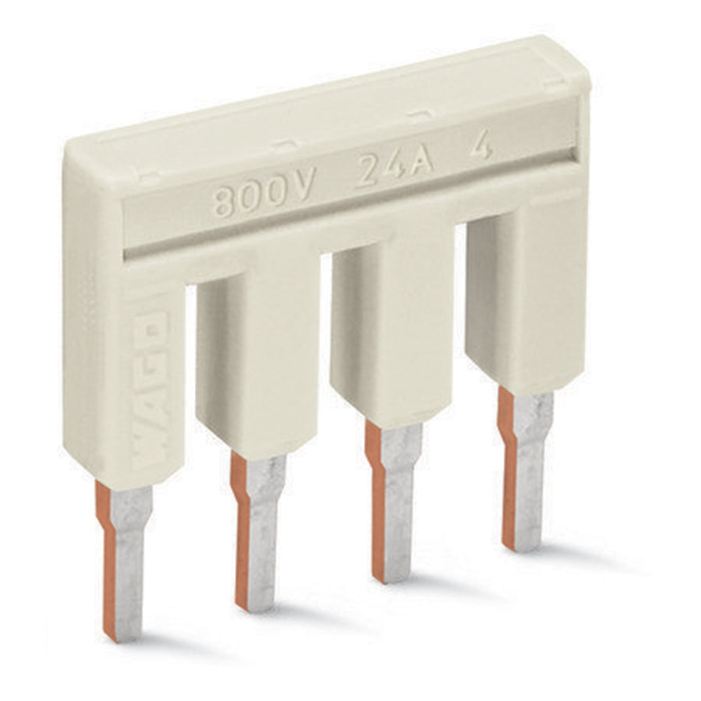 Wago 2002-404 | Push-In Type Jumper Bar Insulated 4-way