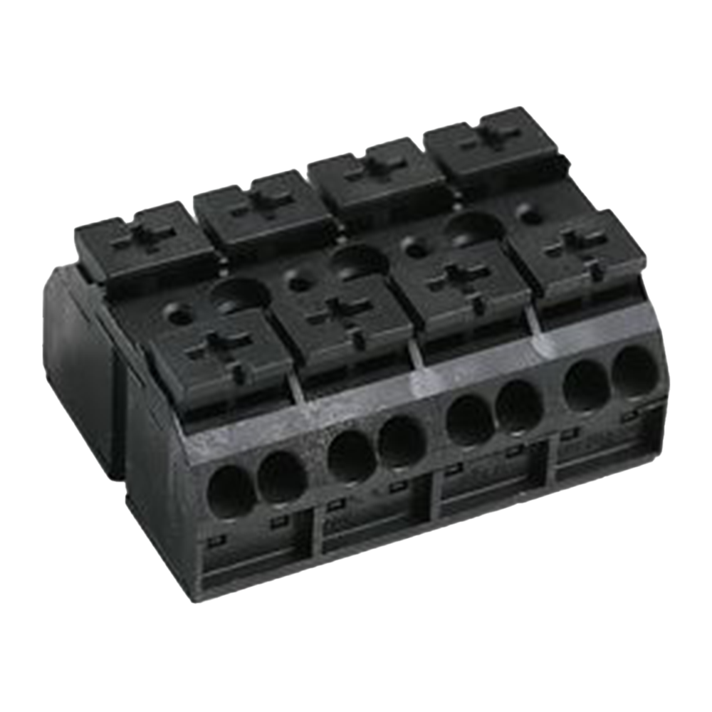 Wago 862-504 4-Conductor chassis-Mount Terminal Strip