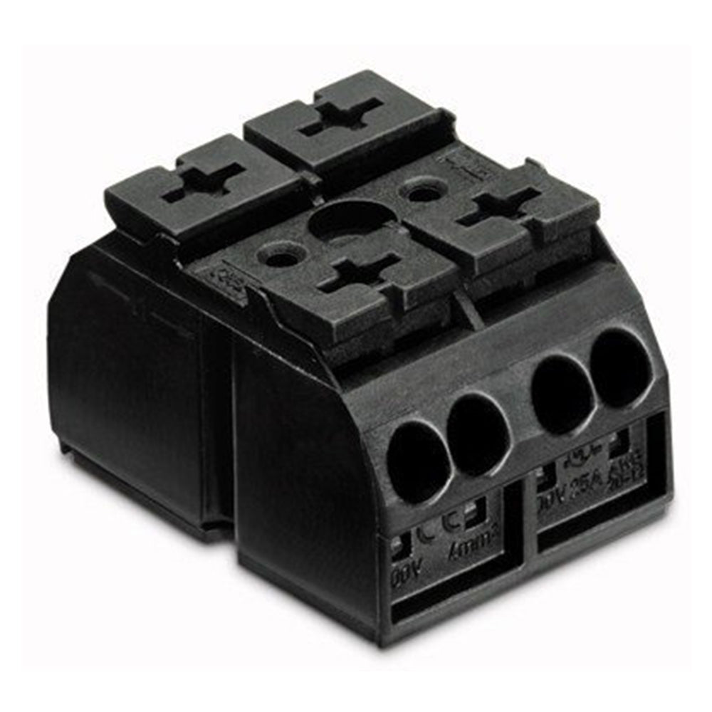 Wago 862-552 | 4-Conductor Chassis-Mount Terminal Strip with 2x Pin 2-Pole