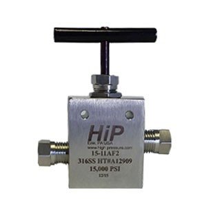 HiP 15F-11NFC 2-Way Straight NPT Pipe Connection Valve