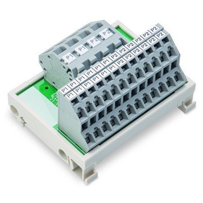 Wago 830-800/000-306 | Potential distribution module, 2 potentials, with 2 input clamping points, Conduct