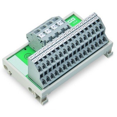 Wago 830-800/000-307 | Potential distribution module, 2 potentials, with 2 input clamping points, Conduct