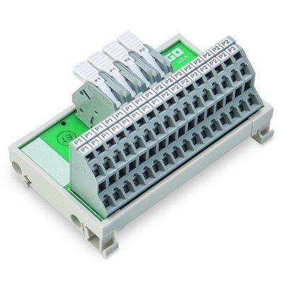 Wago 830-800/000-316 | Potential distribution module, 2 potentials, with 2 input clamping points, Conduct