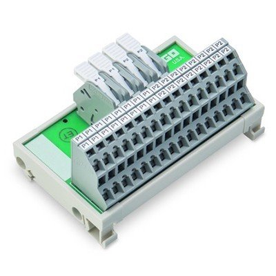 Wago 830-800/000-317 | Potential distribution module, 2 potentials, with 2 input clamping points, Conduct