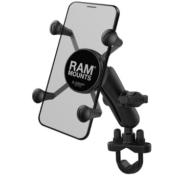 RAM&reg; X-Grip - Phone Mount with Handlebar U-Bolt Base - Medium