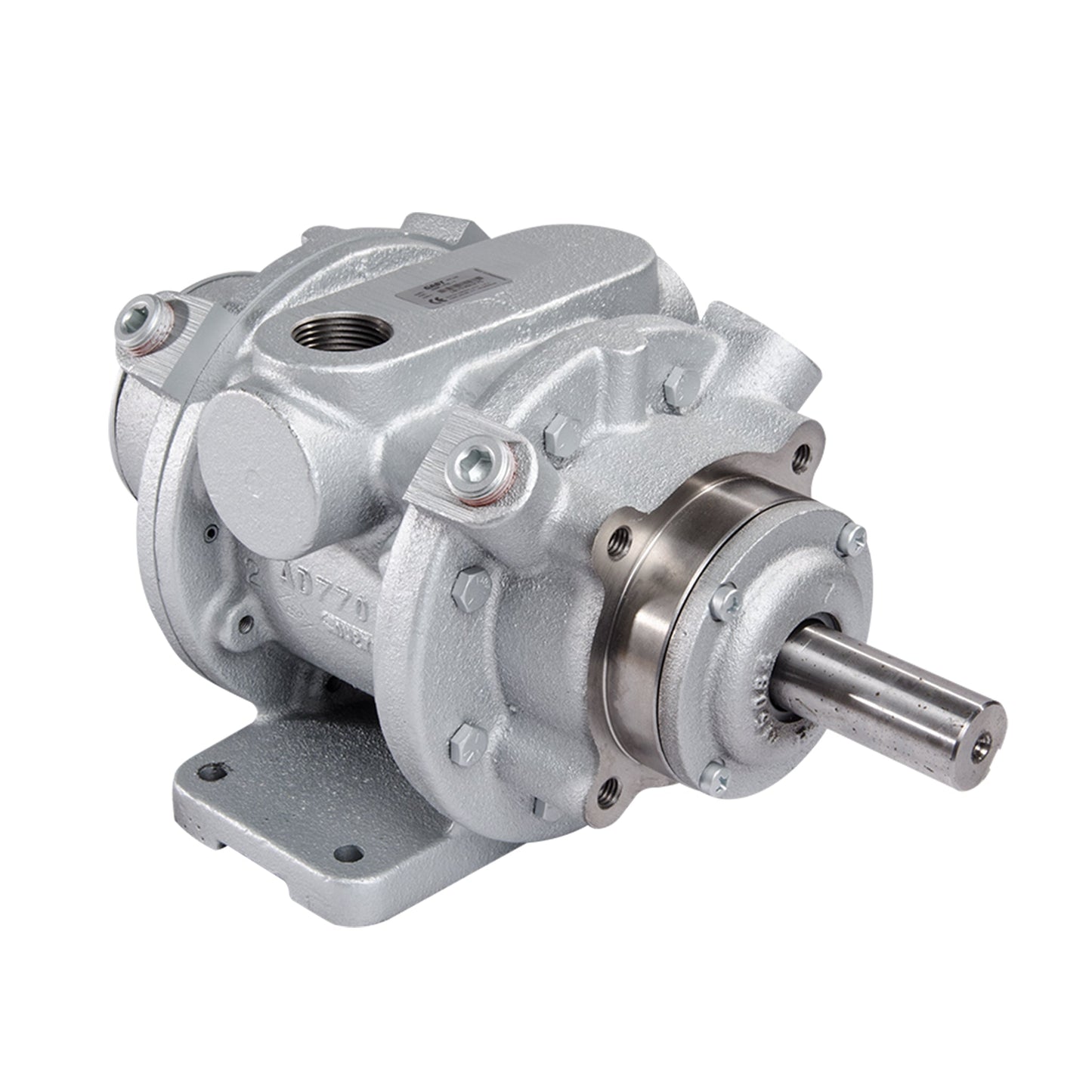 Gast 16AM-FRV-2 9 hp C Face Mounted Air Motor with 7/8 in Shaft Dia. and 1-1/4 in NPT Port Size
