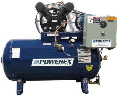 Powerex AS0071 Lubricated Piston Climate Control Tank Air Compressor AS Simplex