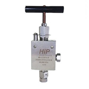 HiP 10-12NFA 2-Way Angle NPT Pipe Connection Valve