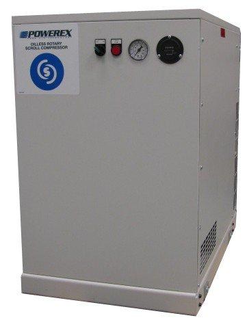 Powerex SES1518 Oil-Less Enclosed Scroll Air Compressor SES Simplex