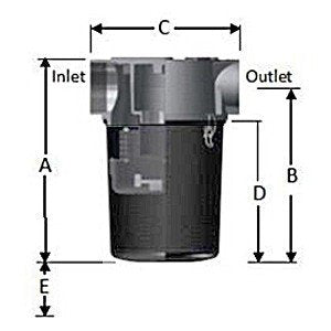 Solberg CT-SML235-200C vacuum filter diagram