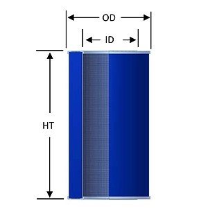 Solberg FG5 coalescing replacement element diagram