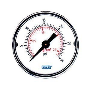 Wika 9691923 1.5" 111.12 30 PSI/KGCM2 Bourdon Tube Pressure Gauge Dry ABS Case